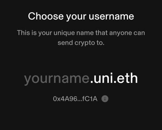 choose your username