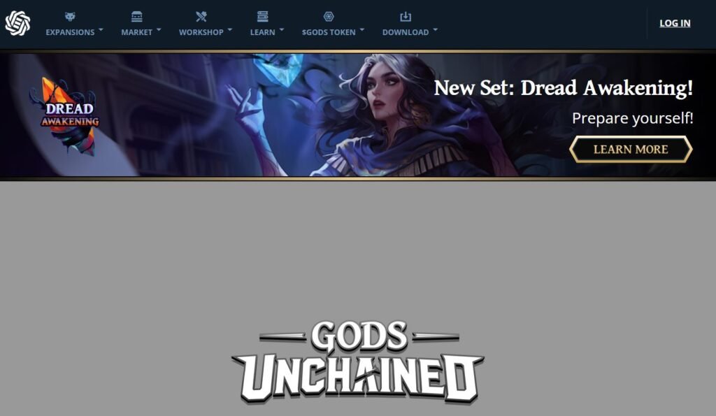 Gods Unchained play to earn game