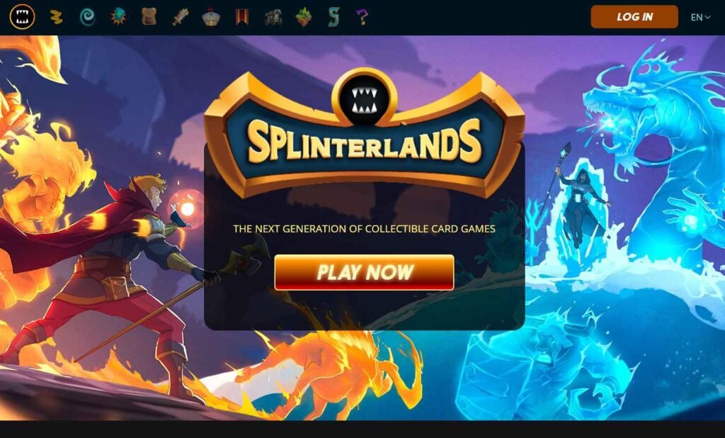 Image displaying Splinterlands Card game